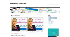 Desktop Screenshot of freeproxytemplates.com